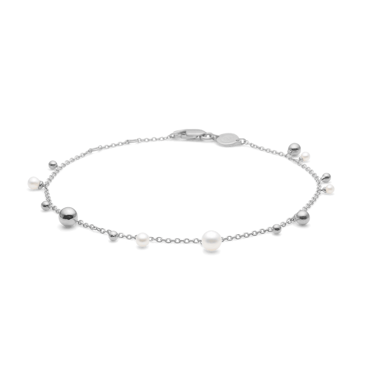 Mads Z Sølv Bubbles N'Pearls Sølv Armbånd - Armbånd - 2153166