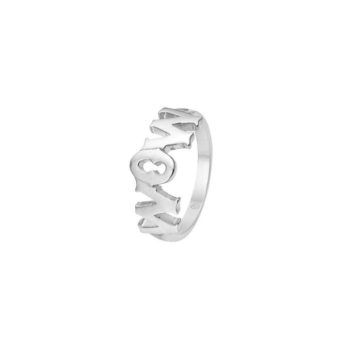 Mads Z Sølv Wow/Mom Ring - Ringe - 2140097-001