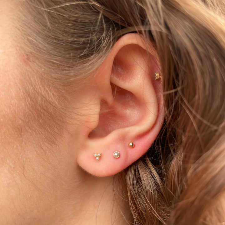 MARIA TASH 2,5mm Ball Threaded Stud - Øreringe - XB25-001