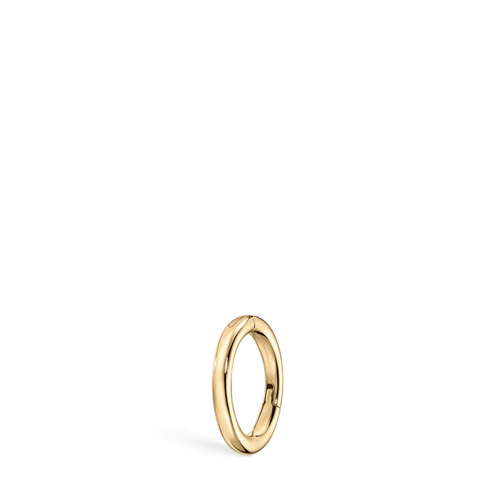 MARIA TASH 5mm Plain Gold Hoop - Øreringe - XR-YG-D5-G18