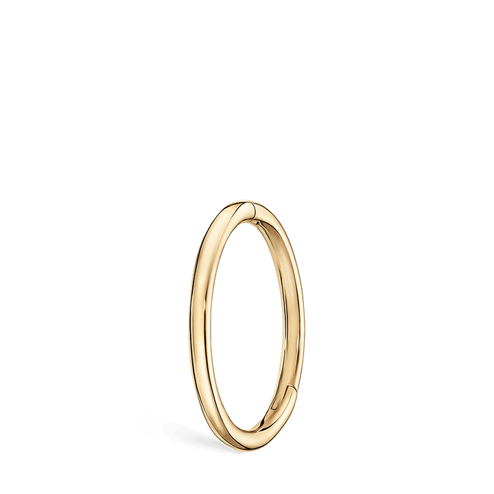 MARIA TASH Plain Gold Hoop 9,5mm - Øreringe - XR-YG-D95-G18