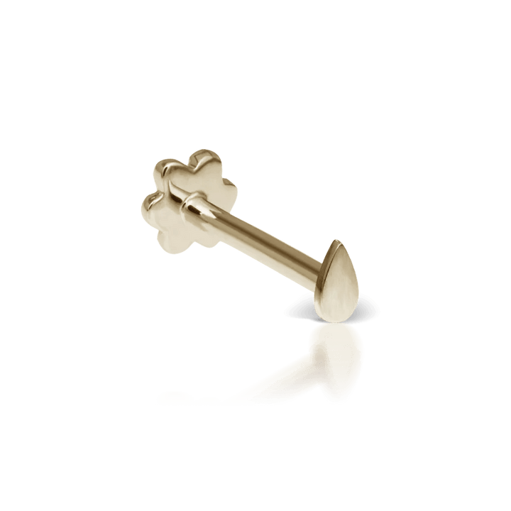 MARIA TASH Plain Pear Shaped Threaded Stud - Øreringe - XPEAR-YG-W4-001