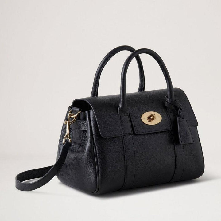 Mulberry Bayswater Satchel Black Small Classic Grain - Bayswater Taske - HH9216/205A100