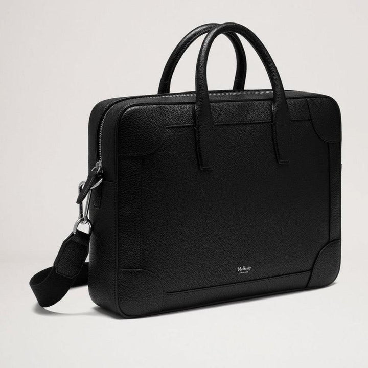 Mulberry Belgrave Single Document Holder Small Classic Grain Black - Computertaske - HH4356/205A100