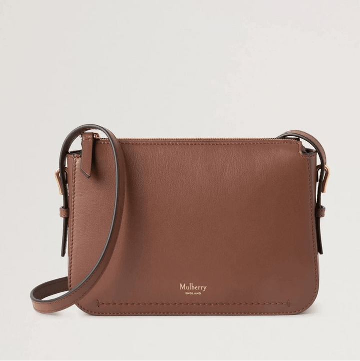 Mulberry Clovelly Pouch Micro Classic Grain Bright Oak - Clovelly - RL8729/587G222