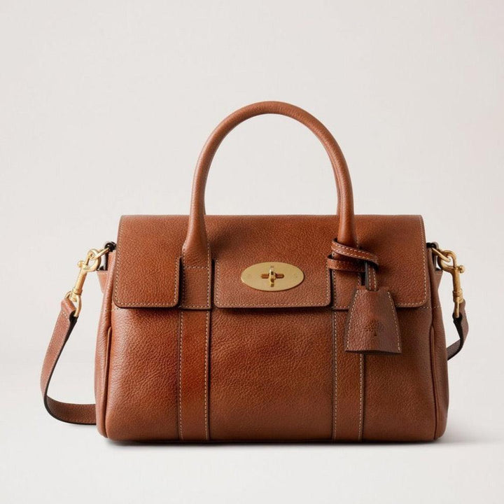 Mulberry Small Bayswater Satchel NVT Oak - Bayswater Taske - HH9220/275G110