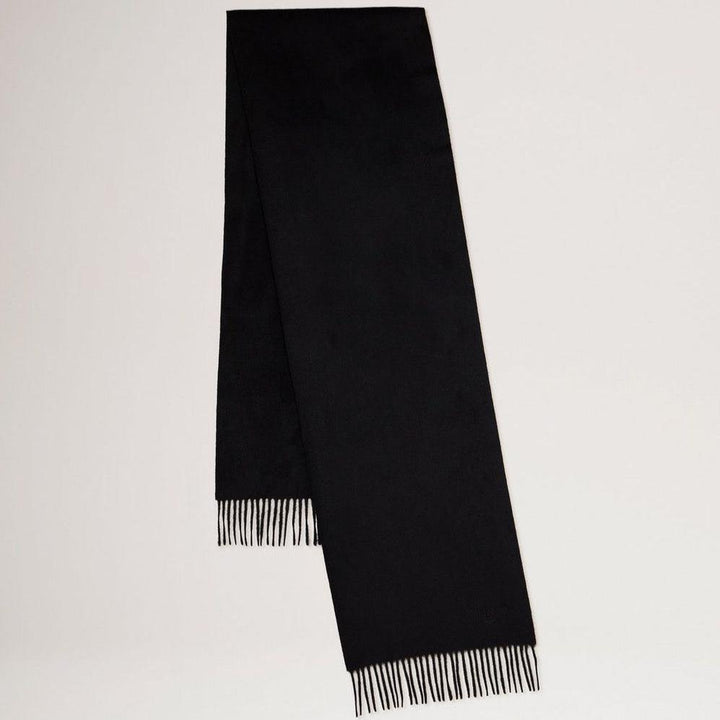 Mulberry Small Solid Merino Wool Scarf Black - Tørklæder - VS4318/946A100