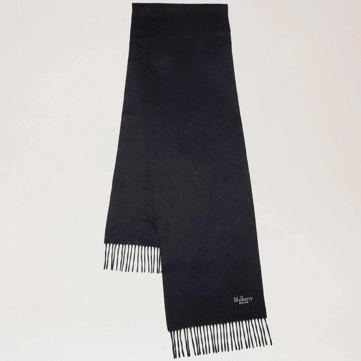 Mulberry Sort Cashmere Tørklæde 30x195 - Tørklæder - VS4460/885A100