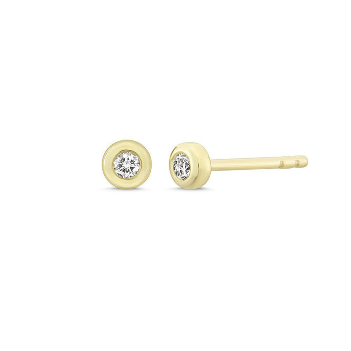 Nuran 14kt Zoe Ørestikker 2 x 0.03ct W.Si - Øreringe - Ø2314-006RG