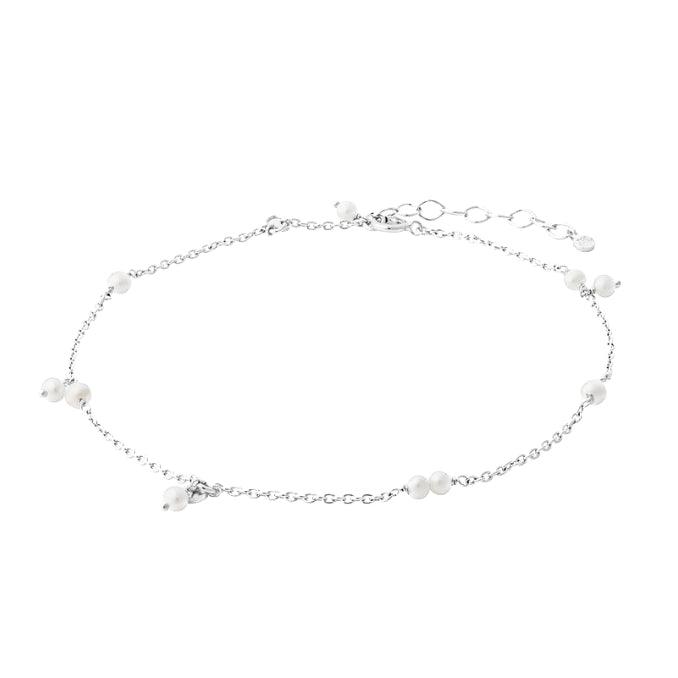 Pernille Corydon Ocean Pearl Sølv Ankelkæde - Ankelkæder - A-434-S
