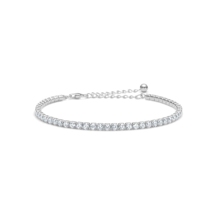 Studio Z Medium Tennisarmbånd Med Zirkoner - Armbånd - 7157098