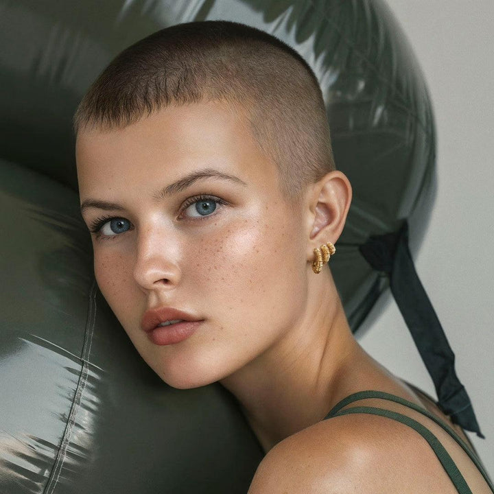 Studio Z Seashell Secrets Forgyldte Øreringe Small - Øreringe - 7210906