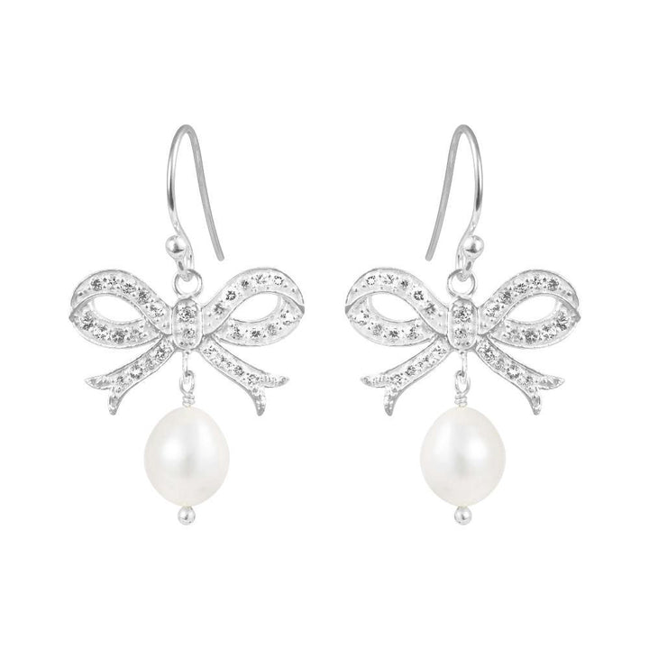 Susanne Friis Bjørner Sølv Øreringe Med Sløjfe - Øreringe - 5067-1-900