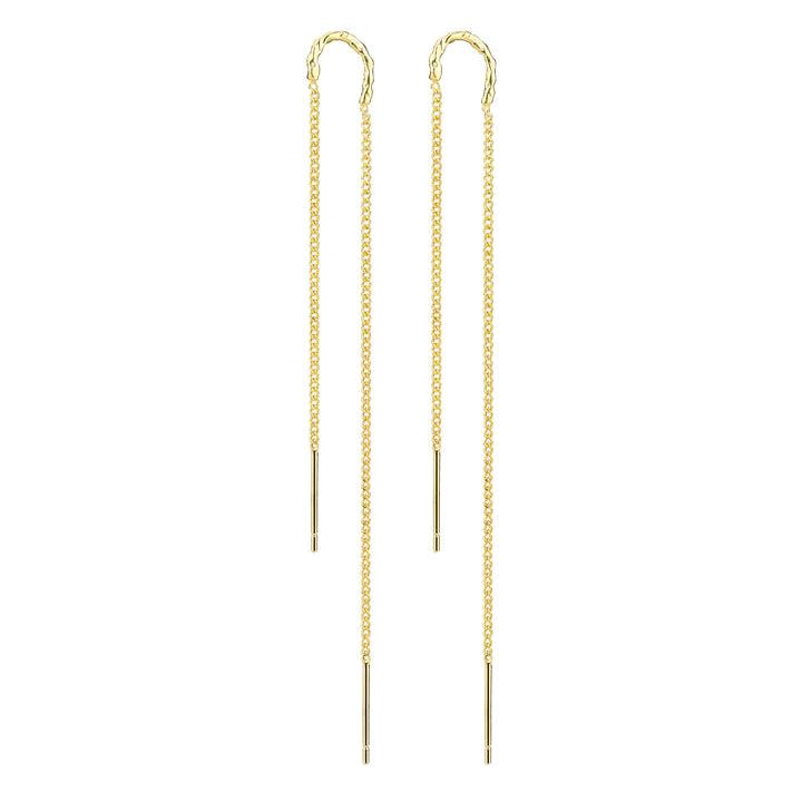 Wioga Alexia Øreringe I Forgyldt Sølv - Øreringe - E-8409-GP