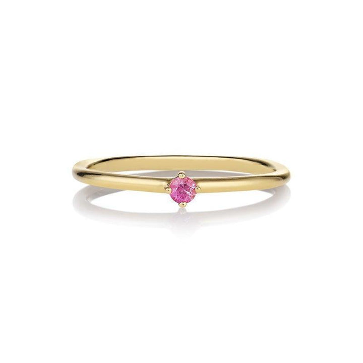 Anpé Atelier Malene Pink Sapphire 2.5 Ring 14kt - Ringe - 2447-002