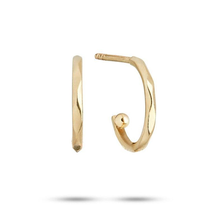 Carré Hoops 10 kt Guld - TS4136 - Øreringe - TS4136