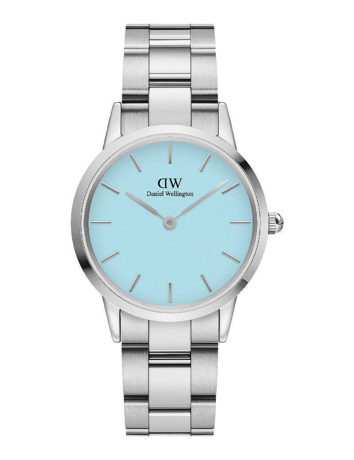 Daniel Wellington Iconic Link Capri Pastel Blue 32mm - ADW00100541 - Dameure - ADW00100541