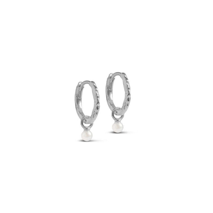 Enamel Belle Hoops Pearl - E271SM-Pearl - Øreringe - E271SM-Pearl
