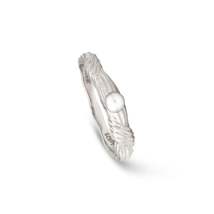 Jeberg Jewellery SAND DUNE Ring Med Perle sølv - 61202 - Ringe - 61202-001