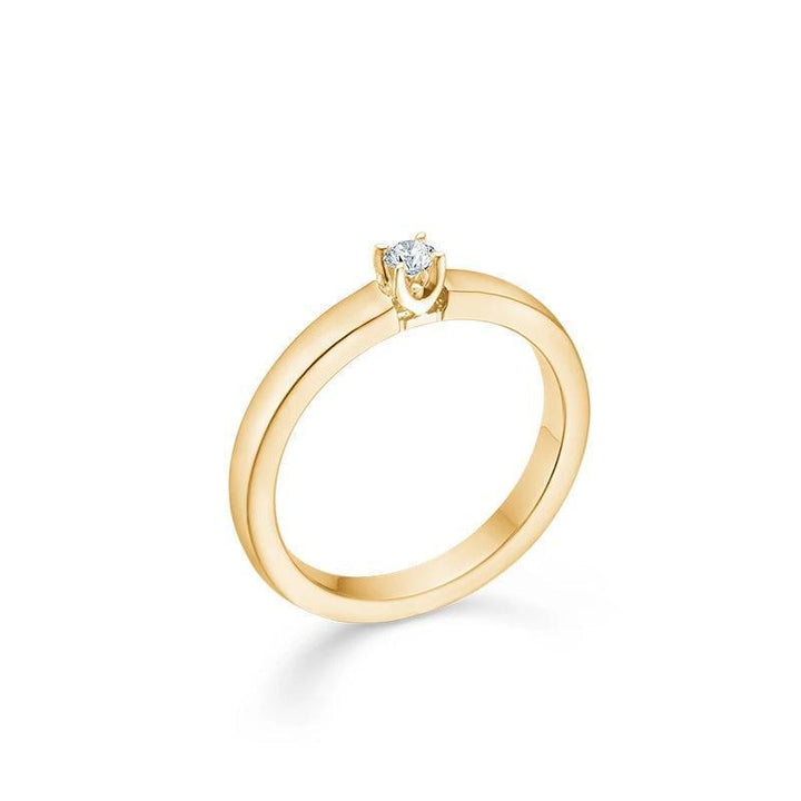 Mads Z 14 kt. Crown Alliancering Diamant 0.09 ct. - Ringe - 1541891-001