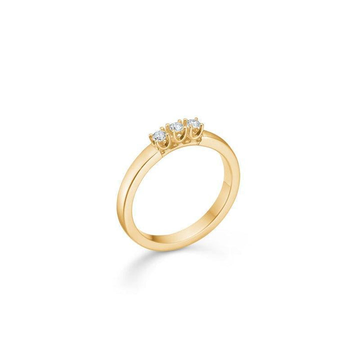 Mads Z 14 kt. Crown Alliancering Diamant 0.12 ct. - Ringe - 1541843-001