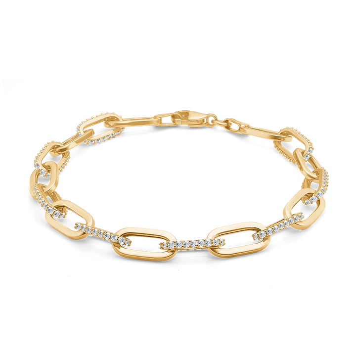 Mads Z 8kt Etna Armbånd Med Zirkonia - Armbånd - 8357101