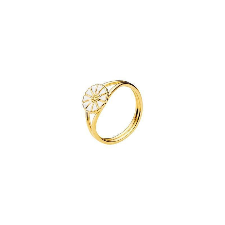 Marguerit Forgyldt Guld Ring 9 mm - 907009-M - Ringe - 907009-M-001