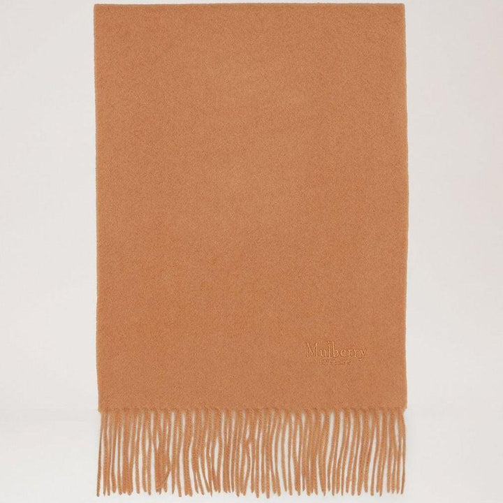Mulberry Tørklæde - Cashmere Scarf Dark Camel - Tørklæder - VS4460/484H684