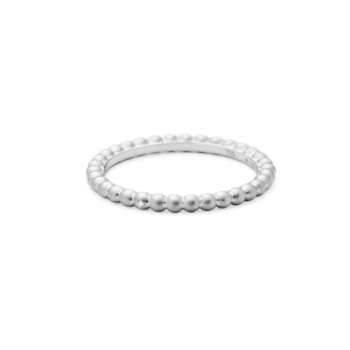 Ro Copenhagen 18kt Orbit Dot Ring Hvidguld - Ringe - 90658-001
