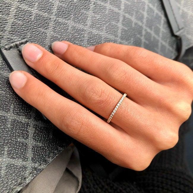 Ro Copenhagen 18kt Rock Classic Diamant Ring Hvidguld - Ringe - 106254-001