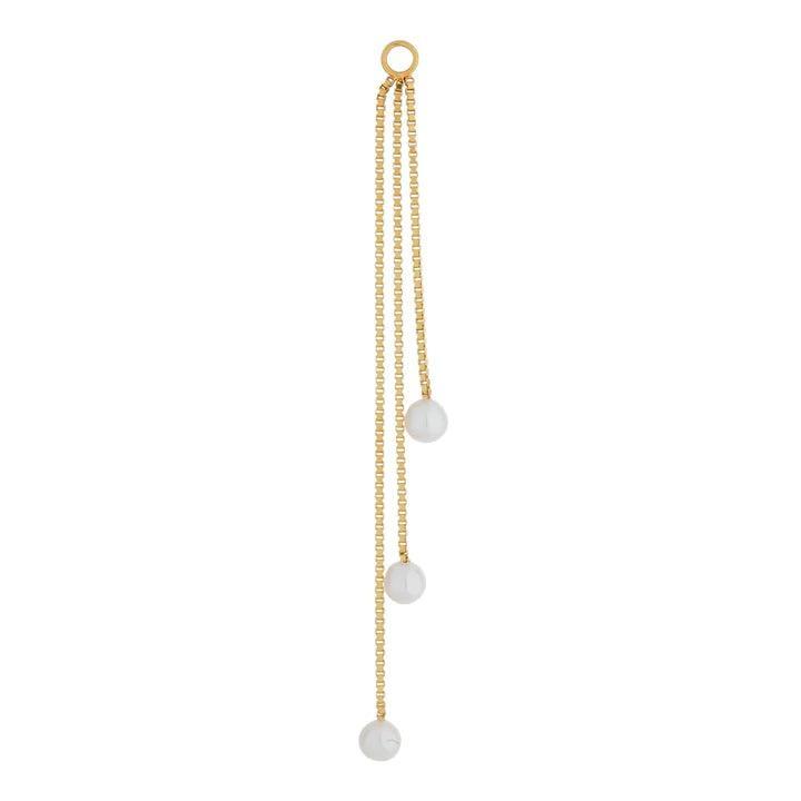 The Earring Shop Tassel Pearl Charm - SS2223 - Øreringe - SS2223