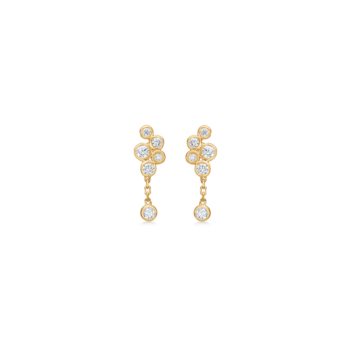 Mads Z Diamond Dew Earrings in 14 kt. gold with diamonds 