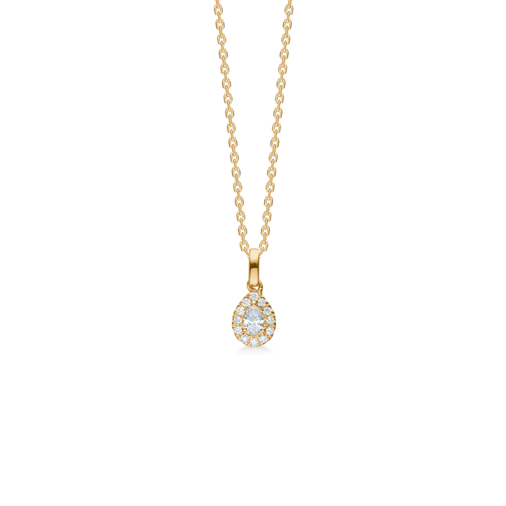 Mads Z Diamond Drop diamond pendant in 14 kt. gold 