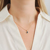 Mads Z Midnight Bloom Sapphire Pendant - 14 Karat Gold with Diamonds – product image 2