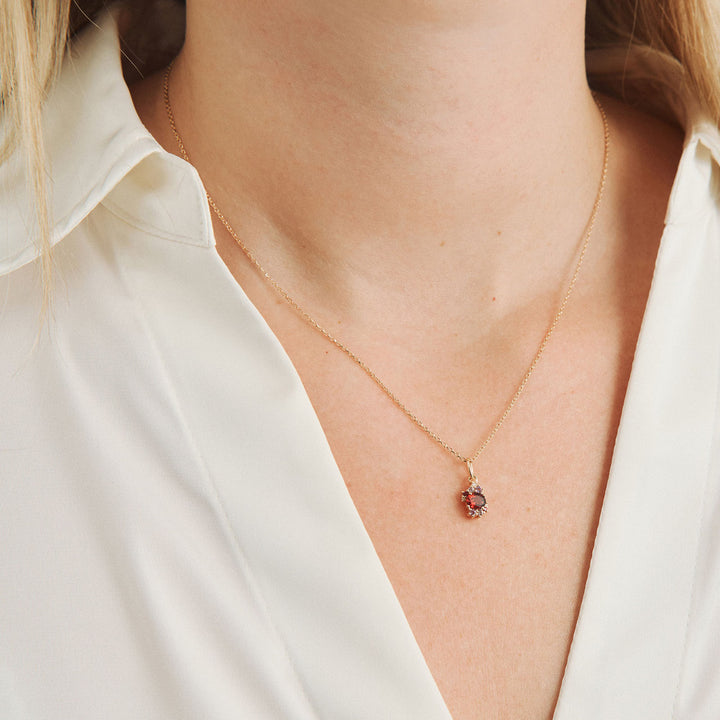 Mads Z Four Seasons Autumn Petite pendant in 14 kt. gold 