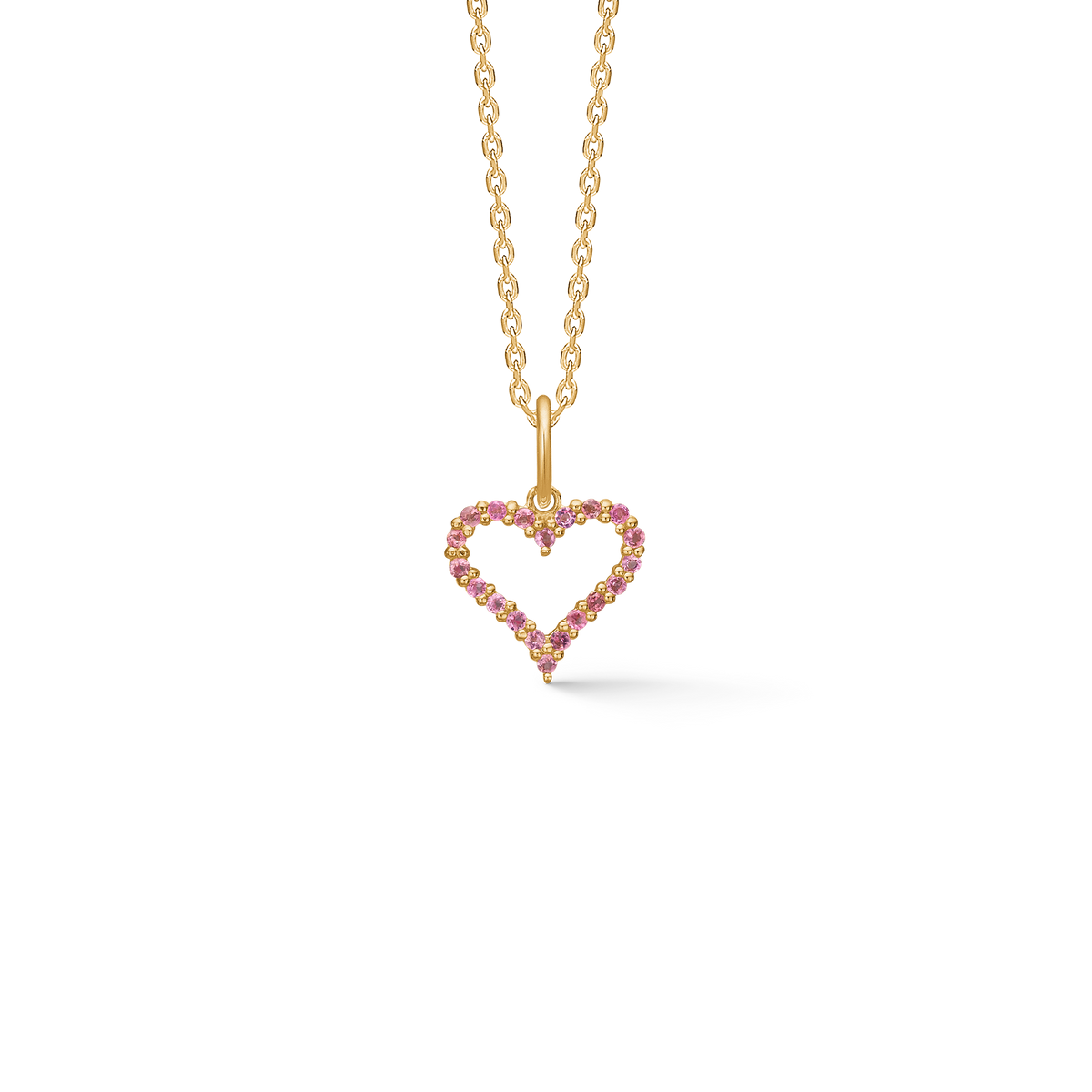 Mads Z 14kt Tender Heart Pink Tourmaline