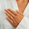 Mads Z Diamond Drop diamond ring in 14 kt. gold 