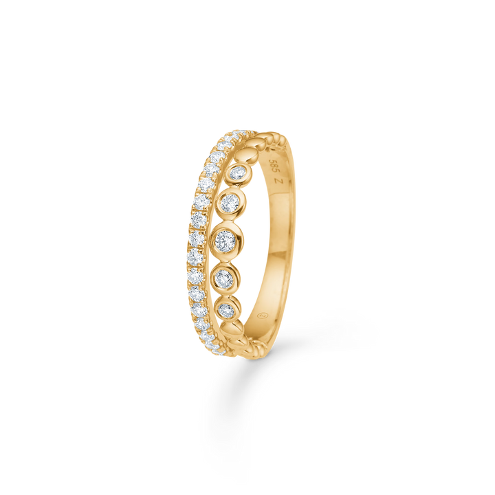 Mads Z Endless Ring – Diamond ring in 14 karat gold – product image 2