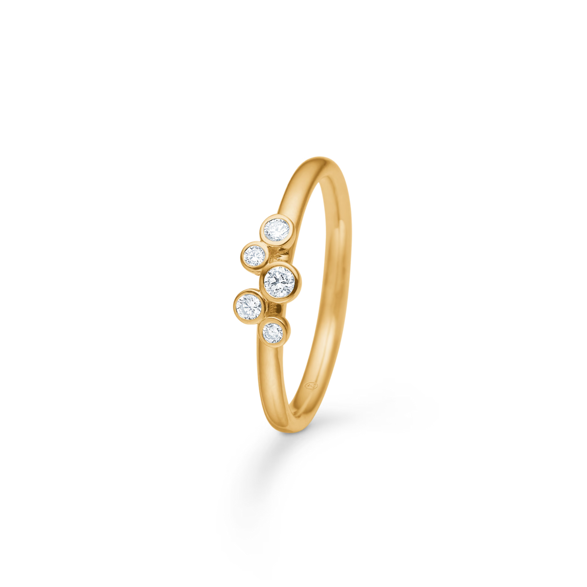 Mads Z Diamond Dew Ring in 14 kt. gold with diamonds 