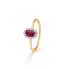 Mads Z Scarlet Bloom Ruby Ring with Diamonds – product image 2