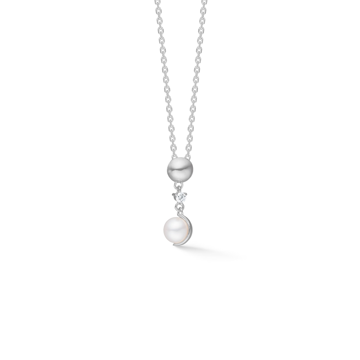 Mads Z Silver Moonchild Necklace 