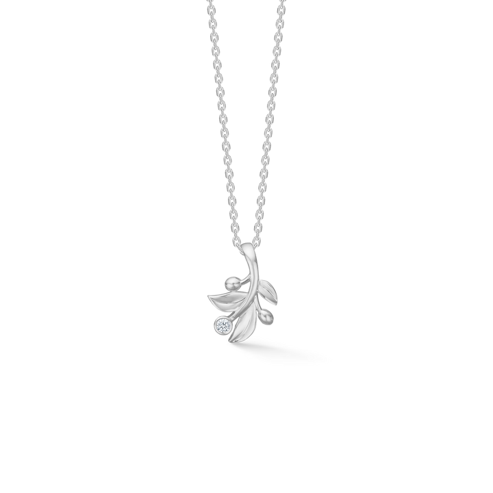 Mads Z Olive Love necklace in sterling silver 