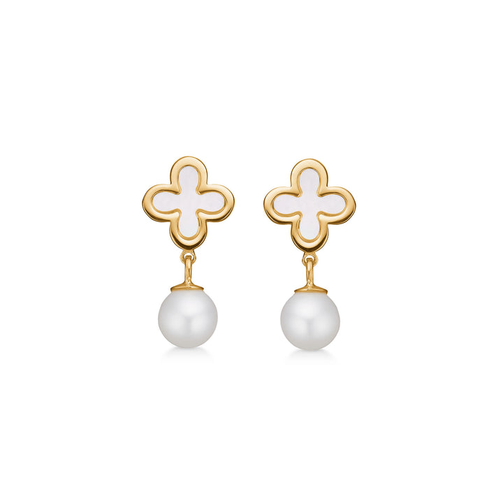 Mads Z 8kt Aurelia Stud Earrings - Earrings - 3316043