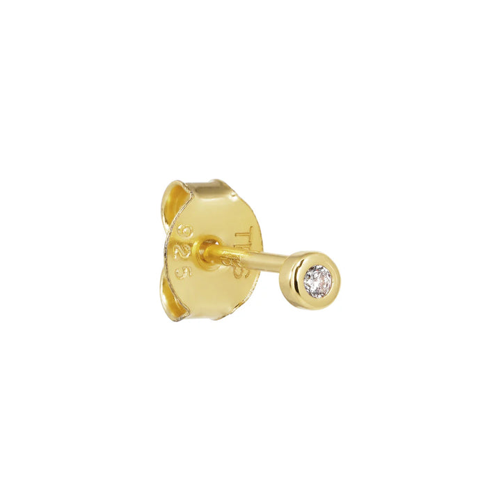 The Earring Shop Comet Single Earring with Zirconia