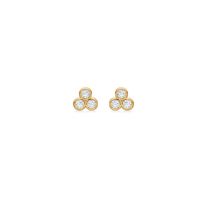 Studio Z Luma Earrings – Gold-Plated Earrings with Zirconia 