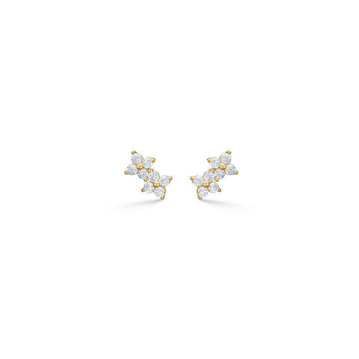 Studio Z Lyra Earrings - Gold-Plated Earrings with Zirconia 