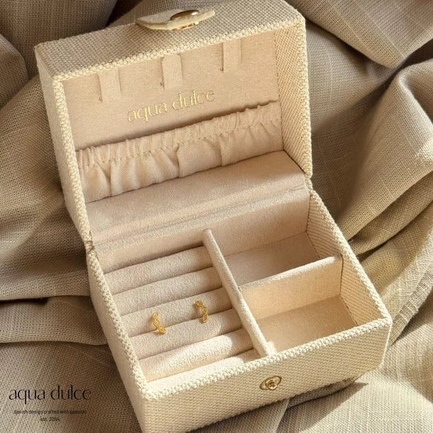 Aqua Dulce Jewellery Box Mini Sand – product image 2
