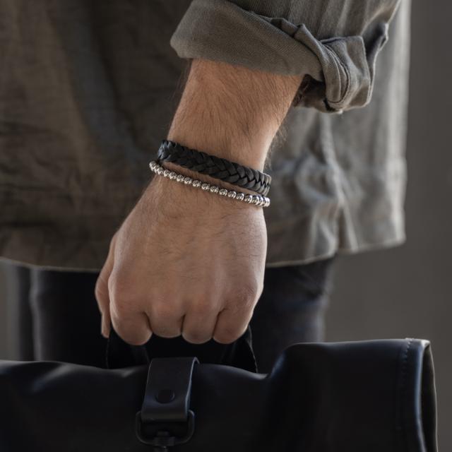 Son till NOA herrarmband i svart läder - 809702691