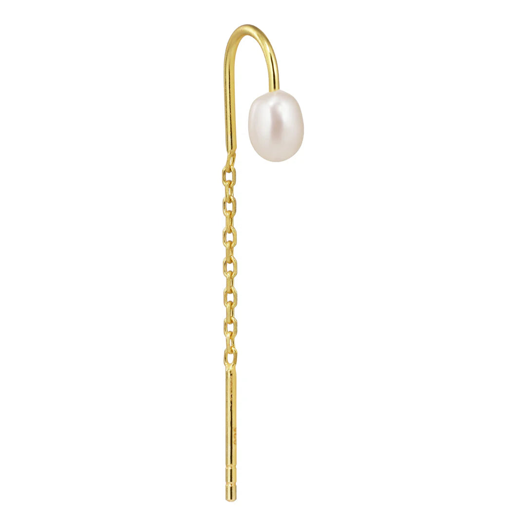 The Earring Shop Cosmo Small Hook Threader Single Earring