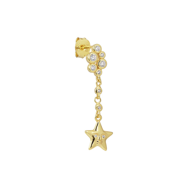 The Earring Shop Fallen Star Stud Single Stud Earrings